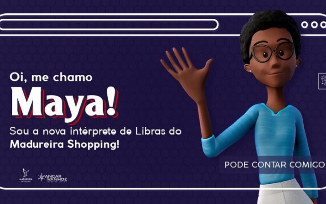 Shopping de Madureira, no Rio, ganha intérprete de libras virtual negra