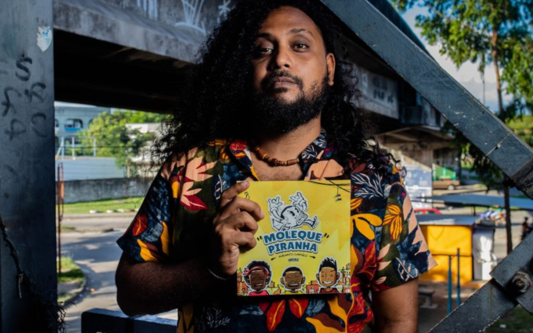 Ilustrador e designer Renato Cafuzo lança “Moleque Piranha”, primeiro livro infantil como autor
