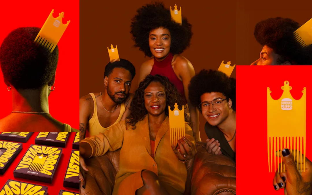 Com  consultoria de AD Junior, Burger King® lança coleção inédita de coroas para celebrar a diversidade de cabelos