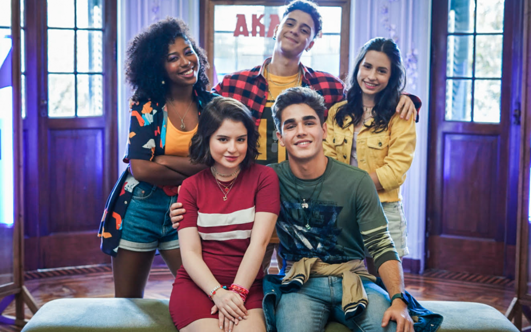 Imagem Filmes divulga primeira foto com elenco de “Turma da Mônica Jovem: Reflexos do Medo” em set de filmagem