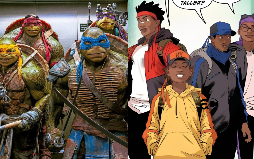 As Tartarugas Ninjas são quatro adolescentes negros?