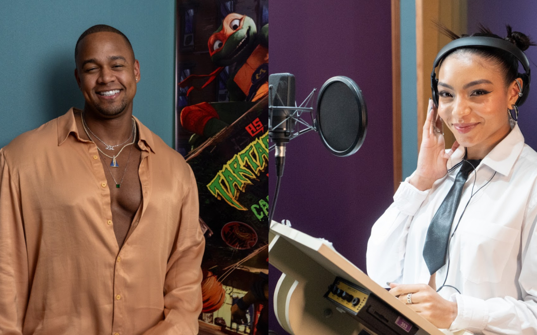 Léo Santana e Any Gabrielly contam sobre seus personagens em vídeo inédito de “As Tartarugas Ninja: Caos Mutante”
