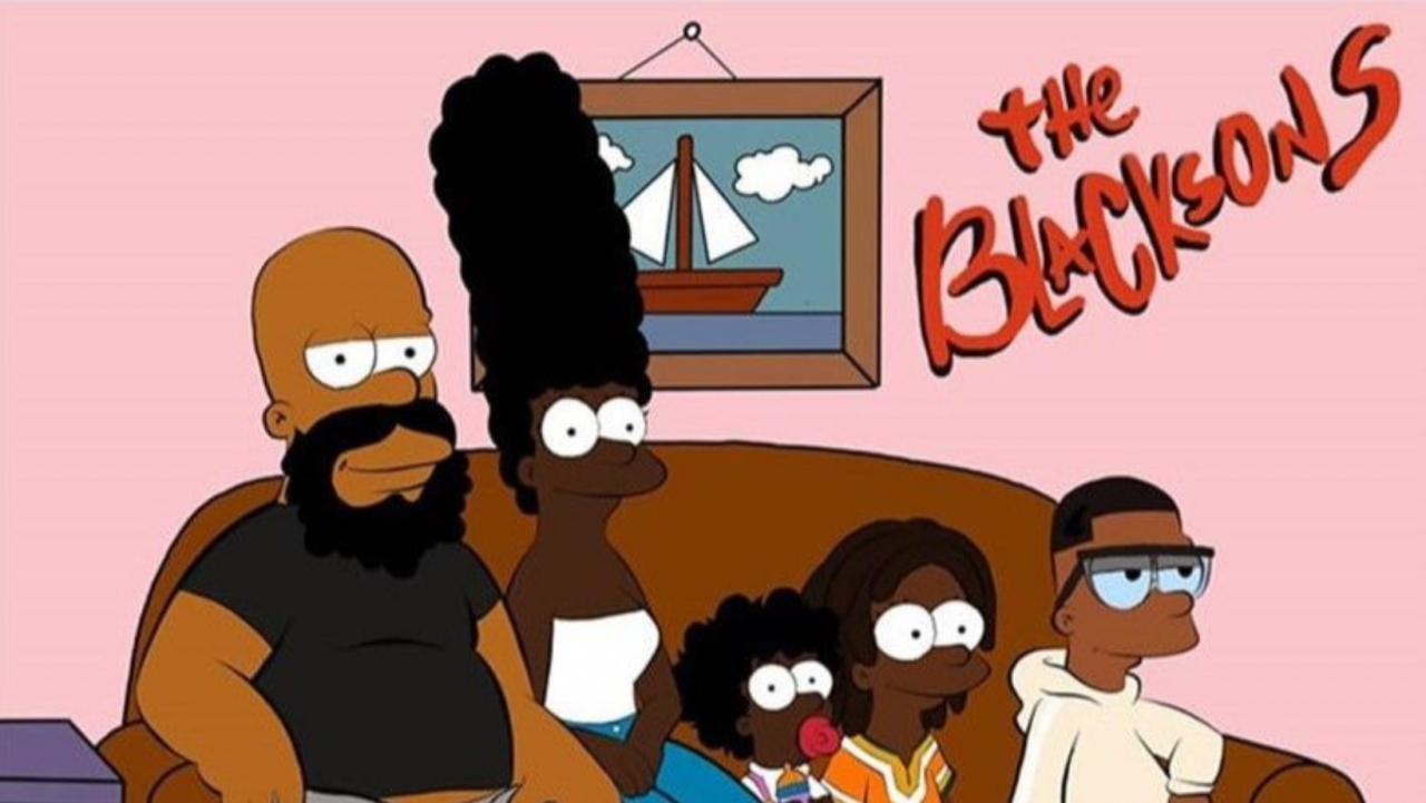 Como seriam as versões pretas de Os Simpsons, Os Anjinhos e outros ...