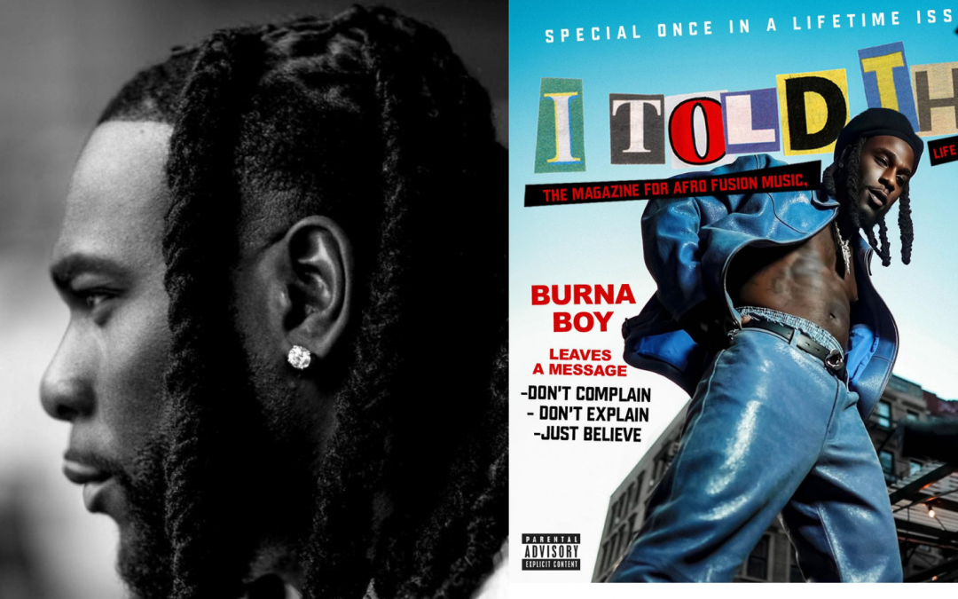 Burna Boy acaba de lançar seu sétimo álbum de estúdio, “I Told Them…” 