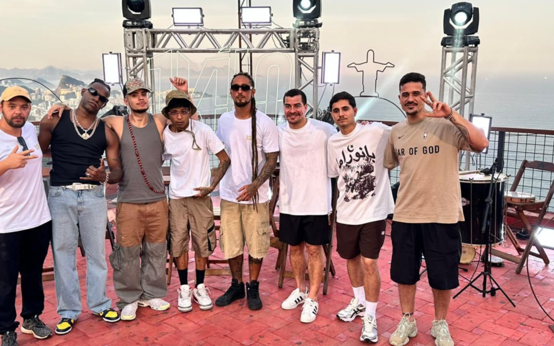 1KILO grava projeto com Thiago Martins, Vitin e Amabbi no Vidigal