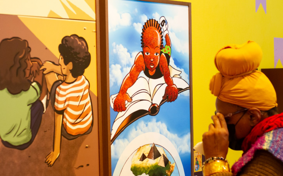 Exposição “Karingana – Presenças Negras nos Livros para as Infâncias” celebra trabalho de ilustradores negros em títulos infanto-juvenis