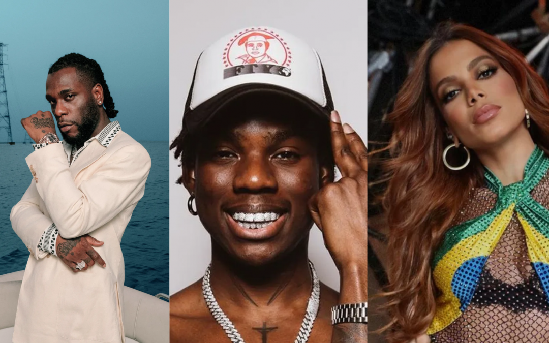 Burna Boy, Rema, Anitta, Matuê e Kevin O Chris são indicados ao MTV EMA (Europe Music Awards)