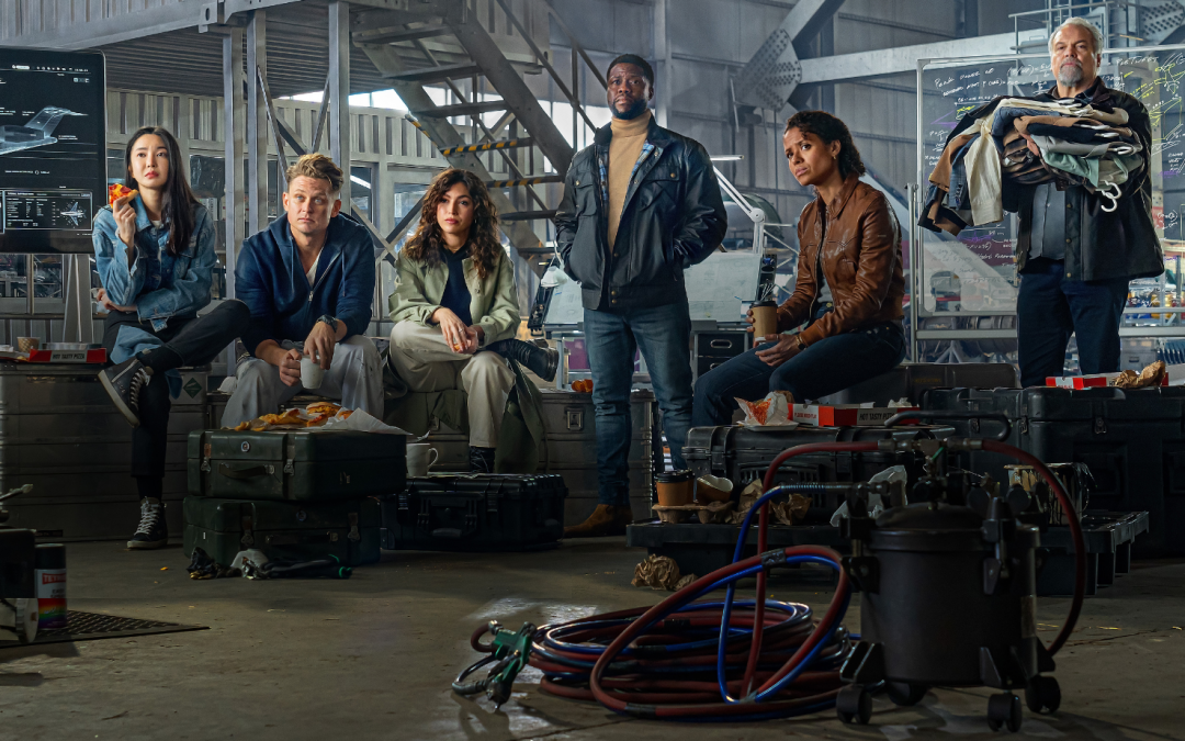 O trailer e pôster oficiais de ‘Lift: Roubo nas Alturas’, com Kevin Hart, são divulgados