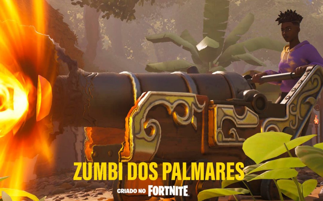 Pretahub e Salve Games vão promover o lançamento do mapa “Zumbi dos Palmares no Fortnite” durante o Festival Feira Preta