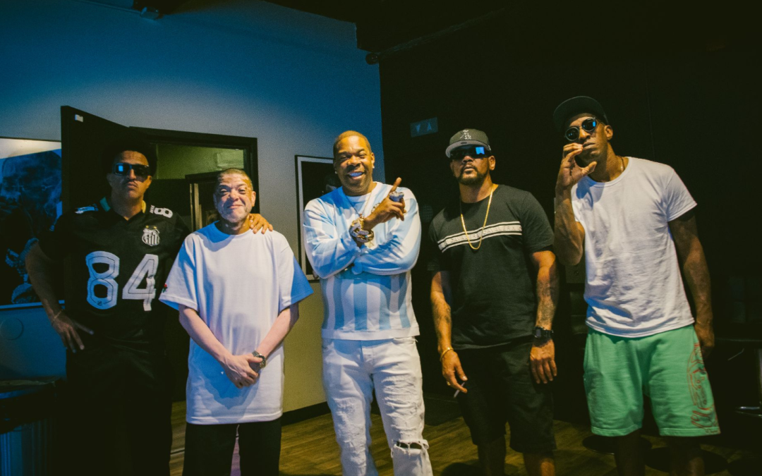 Racionais MC’s encontra Busta Rhymes em estúdio em Nova York